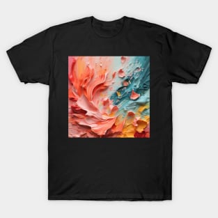 Abstract Strokes: Acrylic Brush Stripe Extravaganza T-Shirt